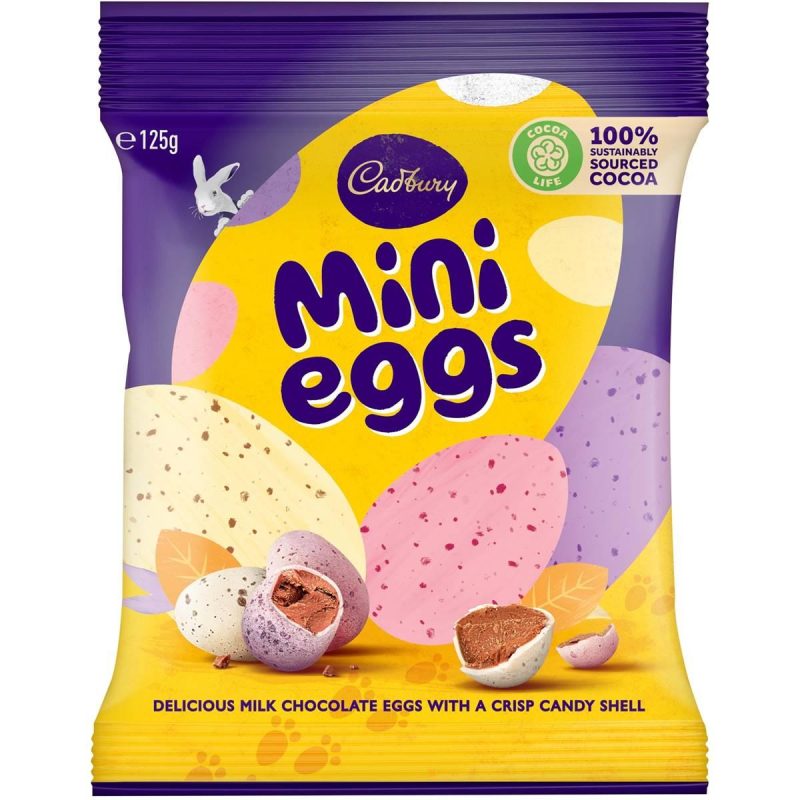 Cadbury Mini Eggs Chocolate Easter Eggs Bag 125g