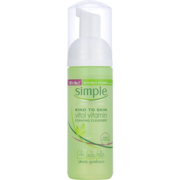 Simple Vital Vitamin Foaming Sensitive Skin Cleanser 150ml