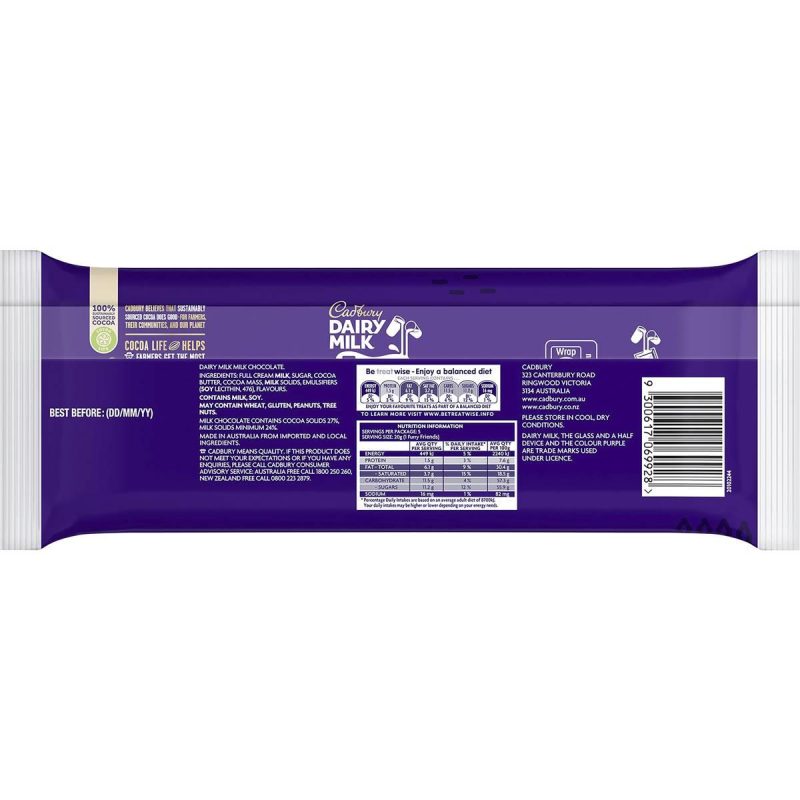 Cadbury Furry Friends Dairy Milk Chocolate Multipack 100g