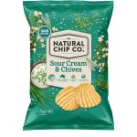 The Natural Chips Company Sour Cream and Chives Potato Chips Pack 175g