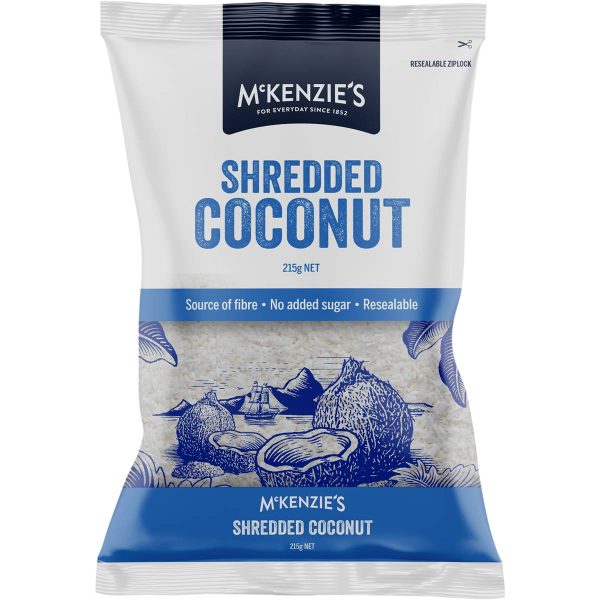 Mckenzies Shredded Coconut Powder 215g