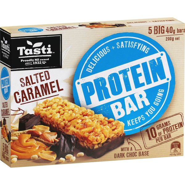 Tasti Protein Bar Salted Caramel 5 Snack Bars 200g