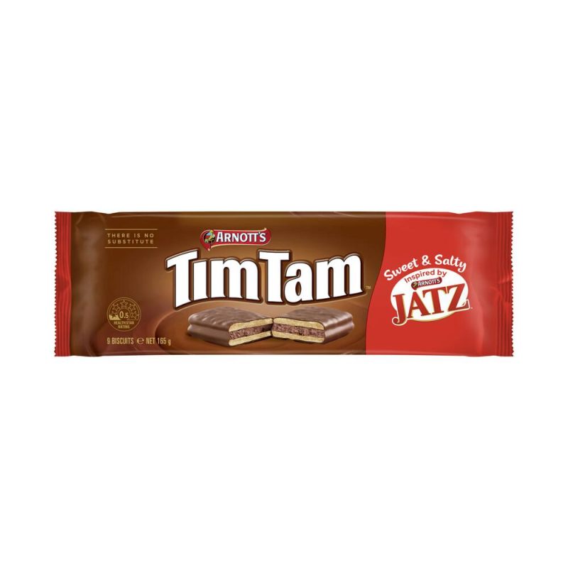 Arnott's Tim Tam Jatz Chocolate Biscuits 165g