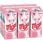 Devondale Moo Strawberry Flavoured Milk Carton 200ml X 6 Cartons