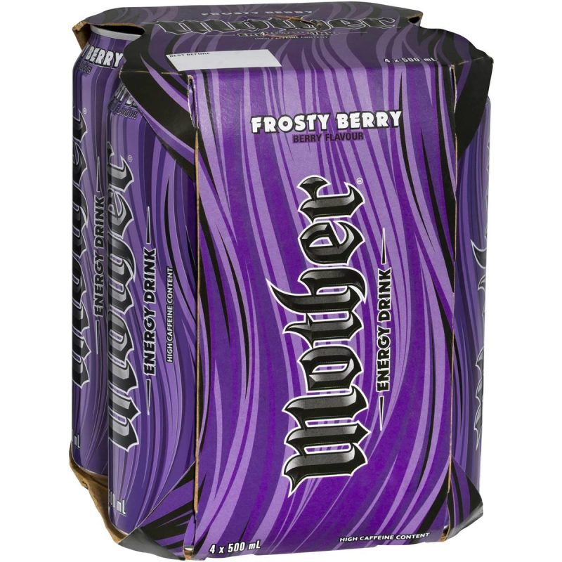 Mother Frosty Berry Energy Drink Can 500ml X 4 Pack
