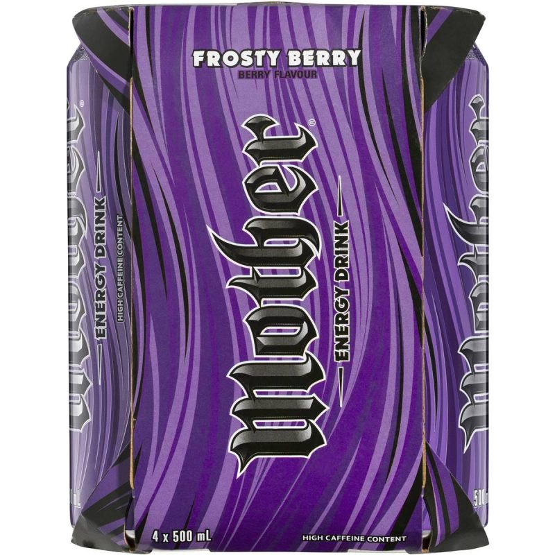 Mother Frosty Berry Energy Drink Can 500ml X 4 Pack