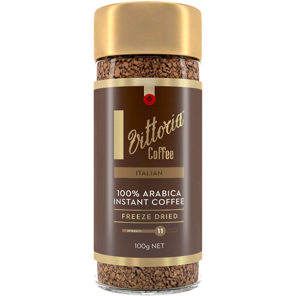 Vittoria Italian Classic Freeze Dried Arabica Instant Coffee Jar 100g