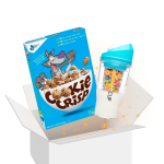 Cookie Crisp Cereal Crunch Cup Breakfast Delight Bundle Gift Set