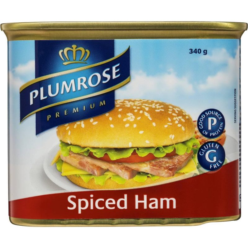 Plumrose Premium Spiced Ham Tin 340g