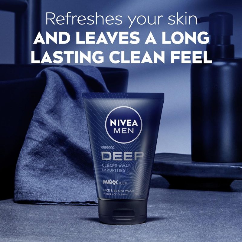 Nivea Men Deep Face Beard Wash 100ml