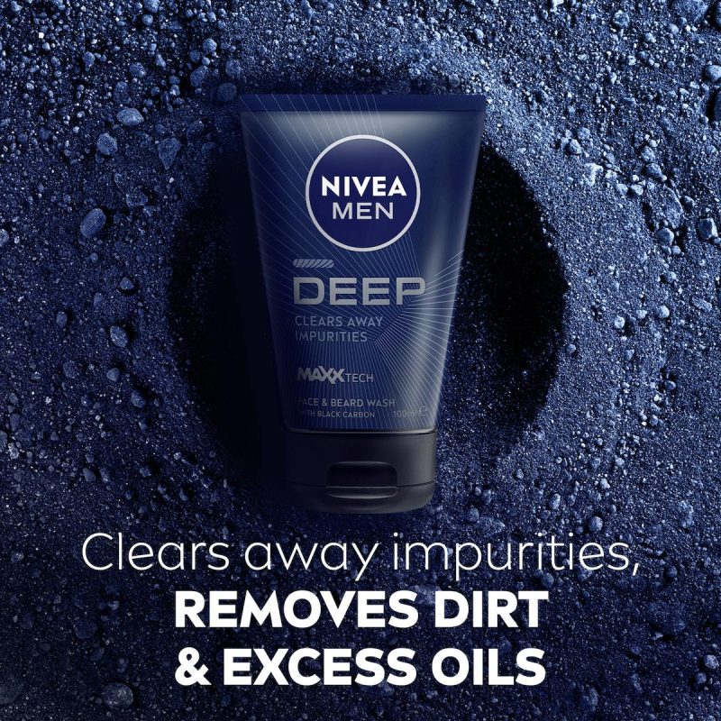 Nivea Men Deep Face Beard Wash 100ml