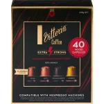 Vittoria Extra Strong Variety Coffee Pods Capsules 40 Pack