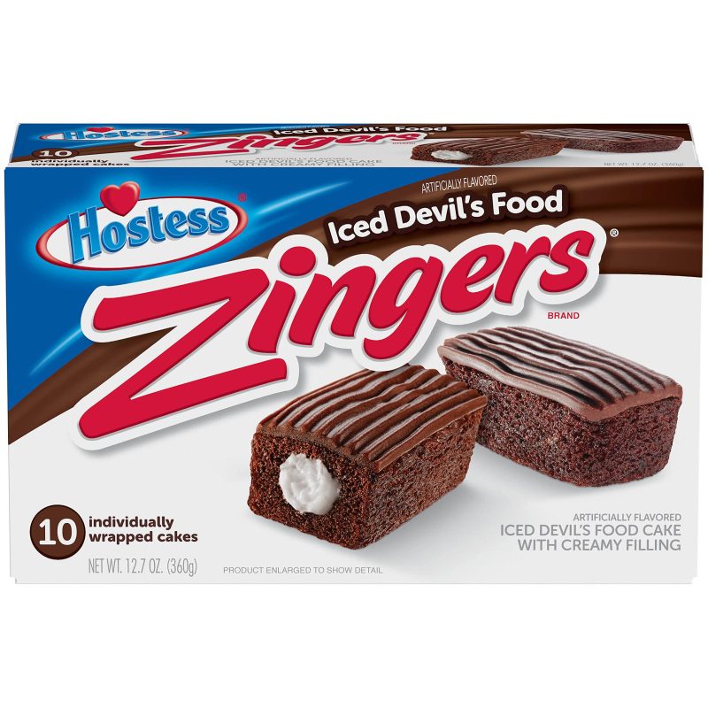 Hostess Chocolate Zingers 10 Pack 360g