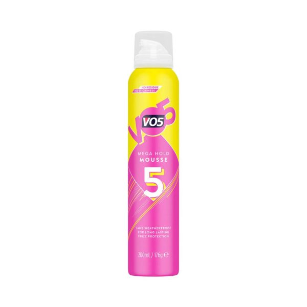 VO5 Mega Hold Hair Mousse 200ml