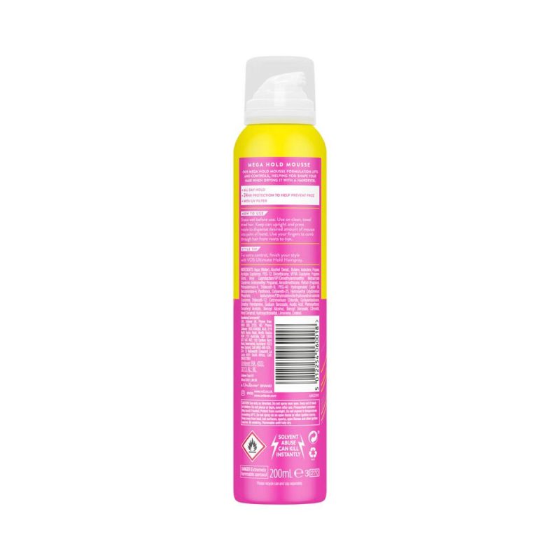 VO5 Mega Hold Hair Mousse 200ml