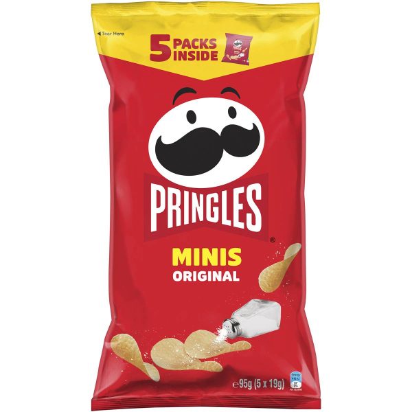 Pringles Minis Original Salted Potato Chips Multipack 95g
