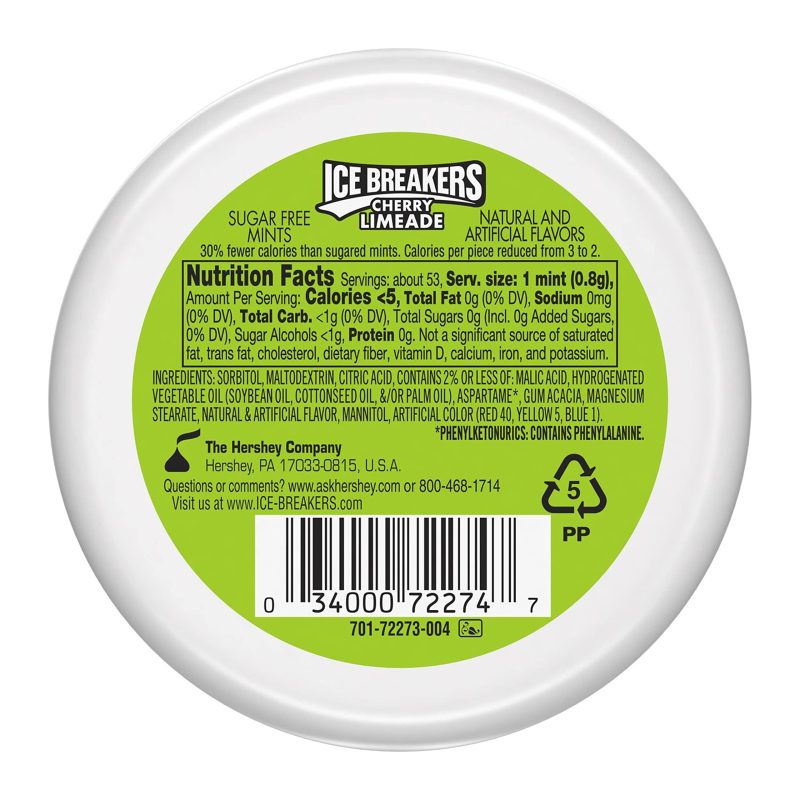 Ice Breakers Cherry Limeade Tub 42g X 2 Tubs