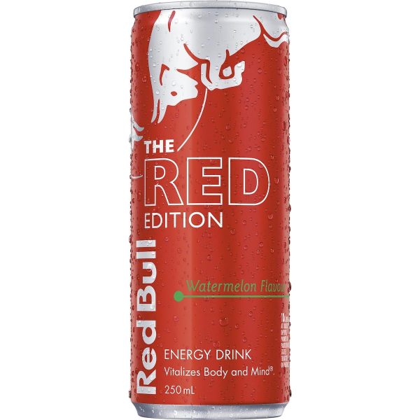 Red Bull Red Edition Blueberry Energy Drink 250ml X 4 Pack