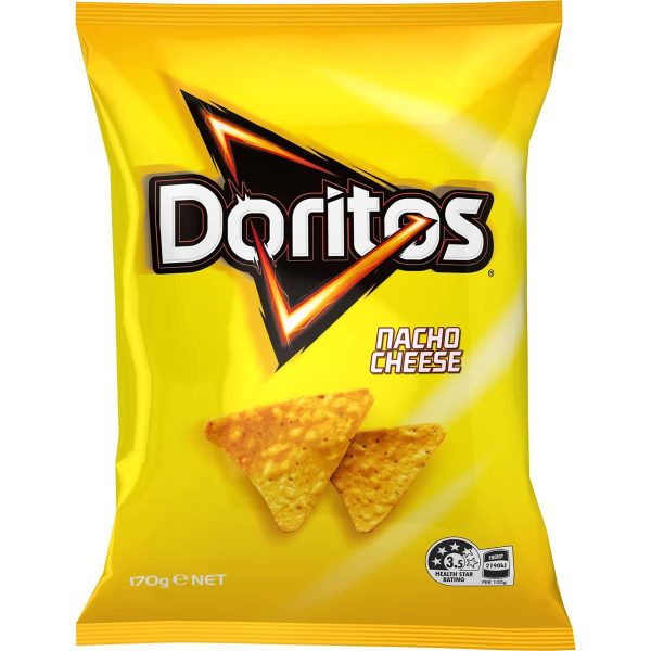 Doritos Corn Chips Nacho Cheese Pack 170g