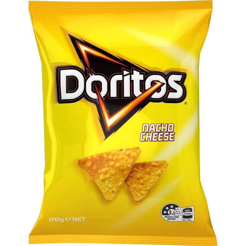 Doritos Corn Chips Nacho Cheese Pack 170g