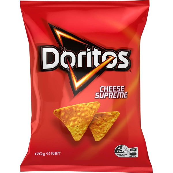 Doritos Corn Chips Cheese Supreme Pack 170g