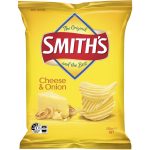 Smiths Crinkle Cut Cheese and Onion Potato Chips Pack 170g