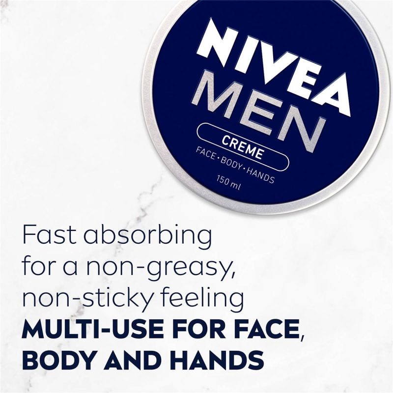Nivea Men Moisturiser Cream Tin 150ml