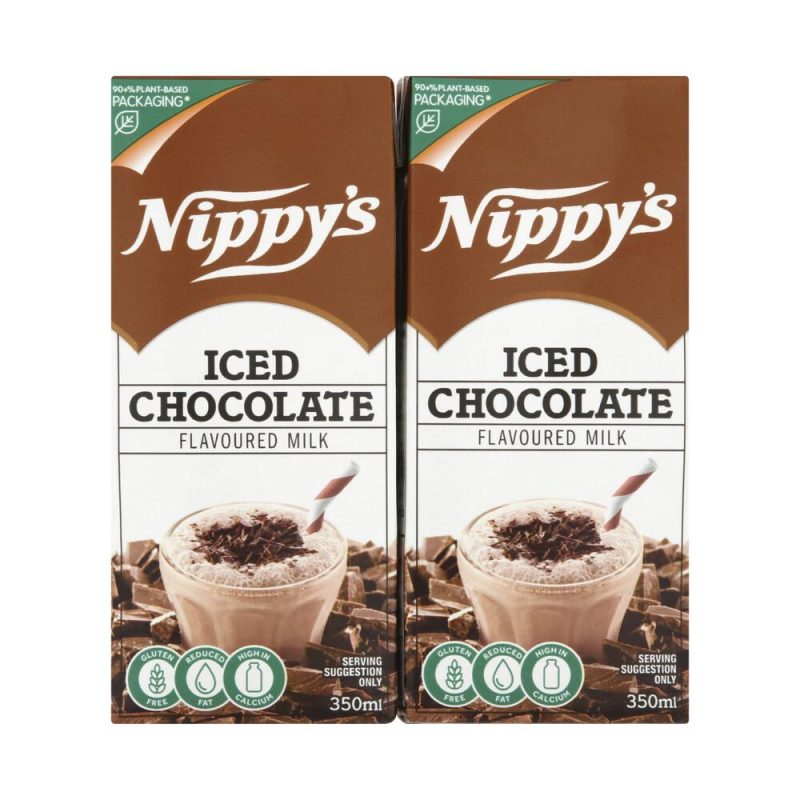 Nippys Iced Chocolate Flavoured Milk Carton 350ml X 4 Cartons