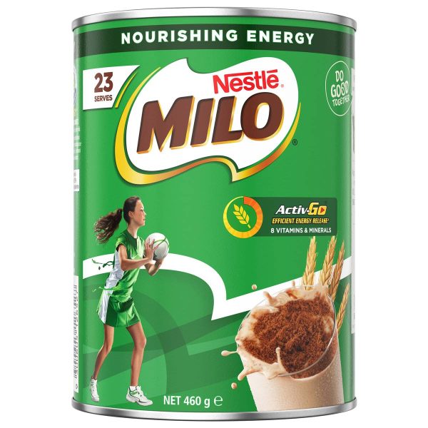 Nestle Milo Chocolate Choc-Malt Malted Drinking Chocolate 460g Tub
