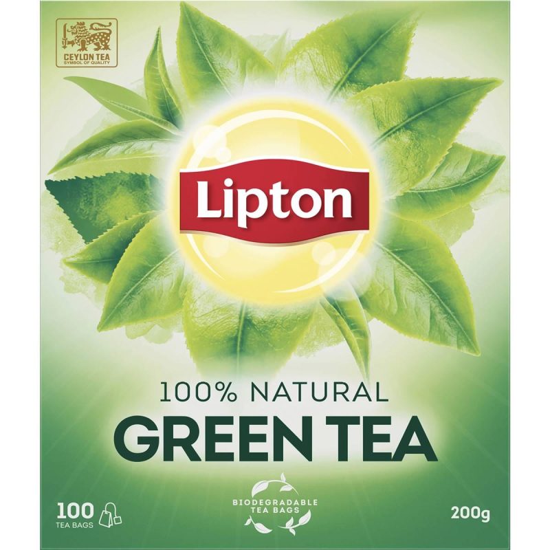 Lipton Green Tea Bags 100 Pack