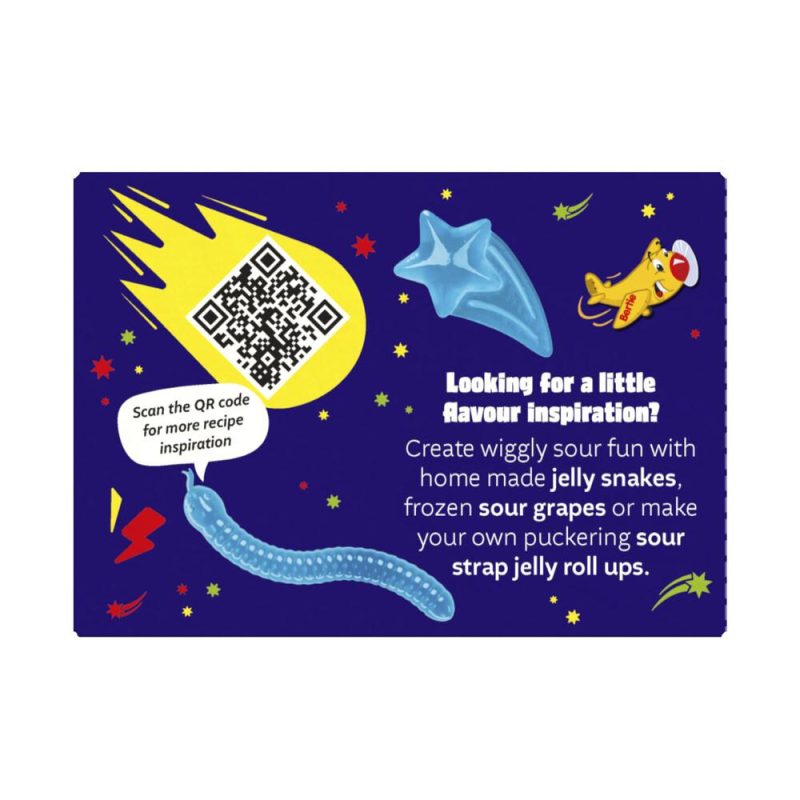 Aeroplane Jelly Sour Blue Raspberry Jelly Powder 85g