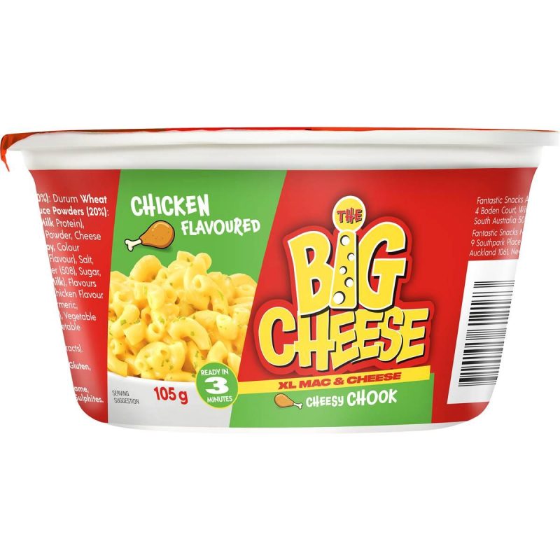 The Big Cheese XL Mac and Cheese Chicken Pasta Bowl 105g X 4 Bowls