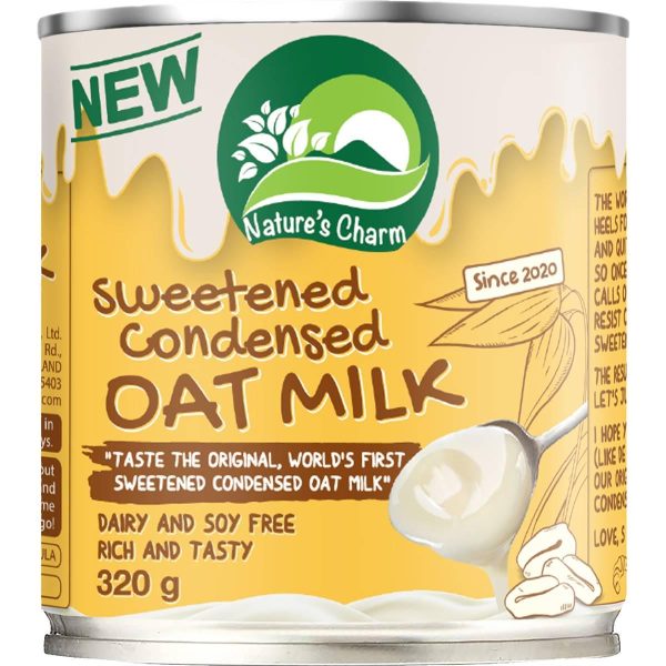 Natures Charm Sweetened Condensed Oat Milk 320g