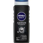 Nivea Men Active Clean 3 In 1 Body Wash Shower Gel 500ml