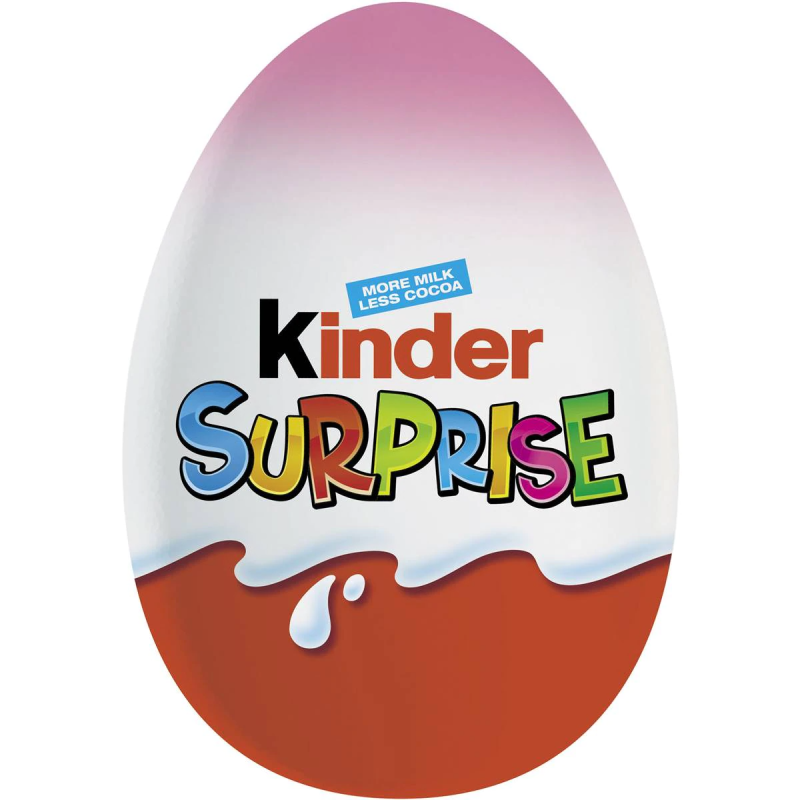 Kinder Surprise Chocolate Pink Egg for Kids 20g