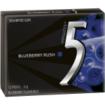 Wrigleys 5Gum Chewing Gum Blueberry Rush 12 Pieces X 12 Pack