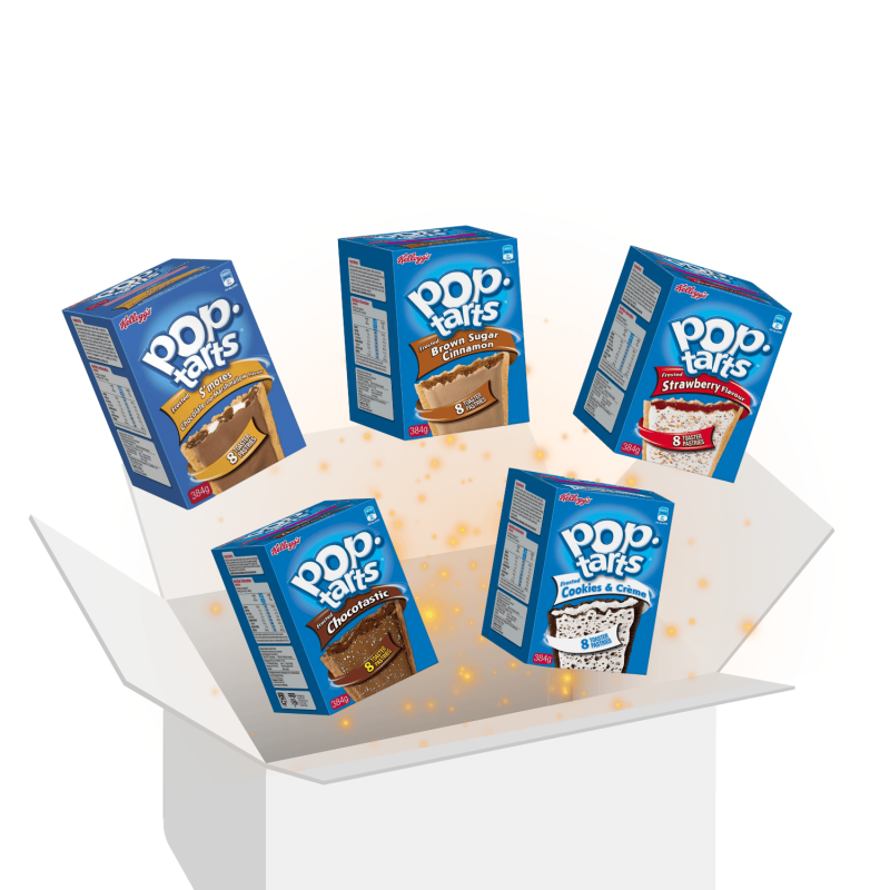 Kelloggs Pop Tarts Frosted Variety Pack Gift Box Bundle Collection