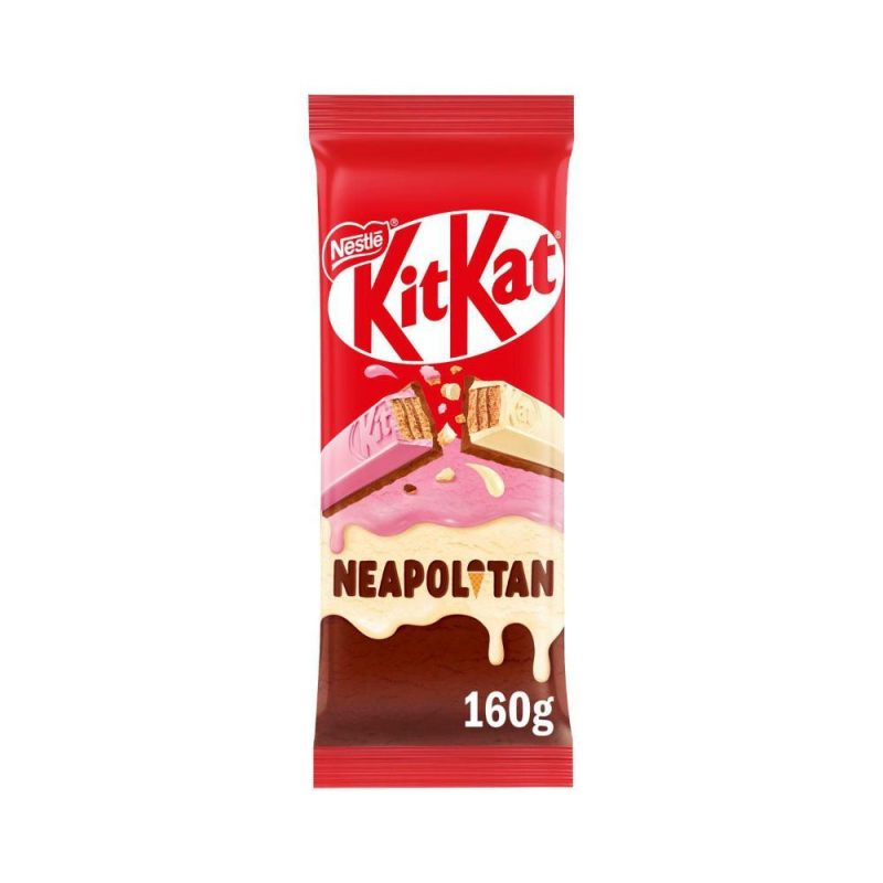 Nestle Kit Kat Neapolitan Chocolate Block Limited Edition 160g