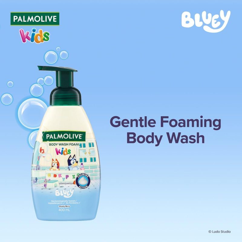 Palmolive Bluey Kids Body Wash Foam 400ml