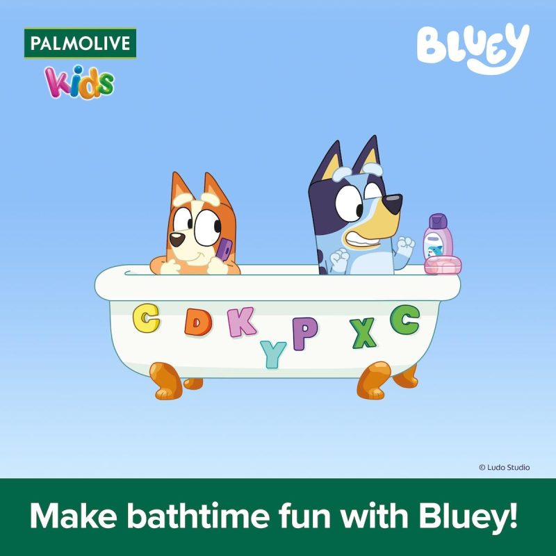 Palmolive Bluey Kids Body Wash Foam 400ml