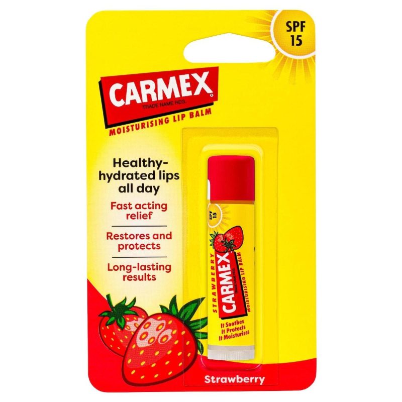 Carmex Moisturising Lip Balm Strawberry 4g