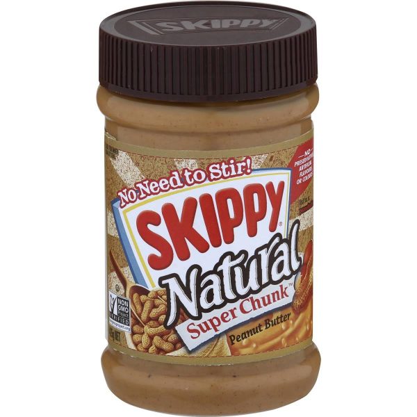 Skippy Super Chunk Natural Peanut Butter Spread 425g