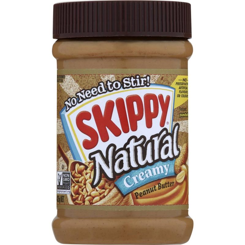 Skippy Creamy Natural Peanut Butter Spread 425g