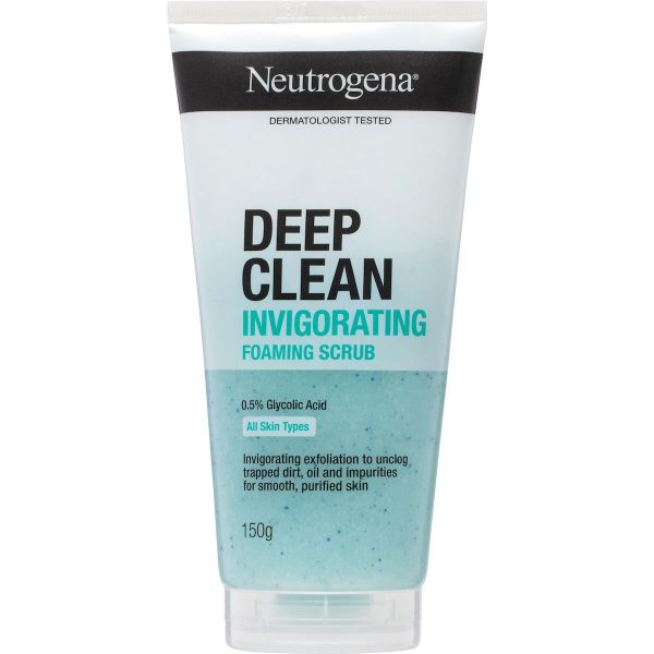 Neutrogena Deep Clean Invigorating Foaming Face Scrub 150g