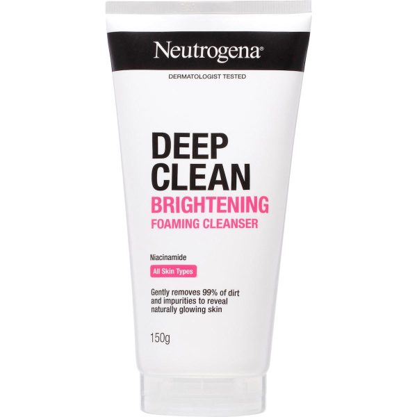 Neutrogena Deep Clean Brightening Foaming Face Cleanser 150g