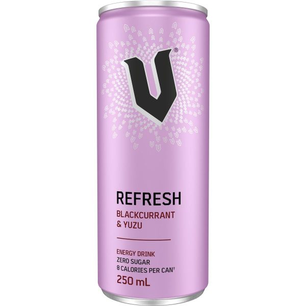 V Refresh Blackcurrant & Yuzu Energy Drink Can 250ml