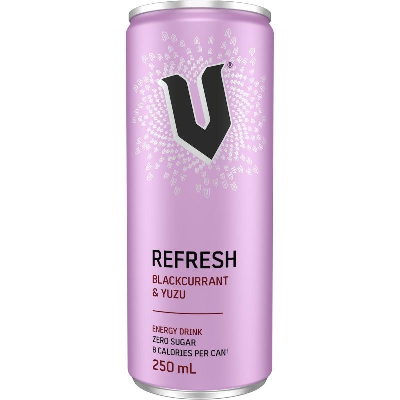 V Refresh Blackcurrant & Yuzu Energy Drink Can 250ml