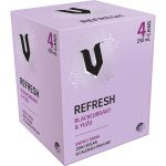 V Refresh Blackcurrant & Yuzu Energy Drink Can 250ml X 4 Pack