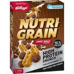 Kelloggs Nutri Grain High Protein Crunch Choc Malt Cereal 500g
