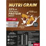 Kelloggs Nutri Grain High Protein Crunch Choc Malt Cereal 500g